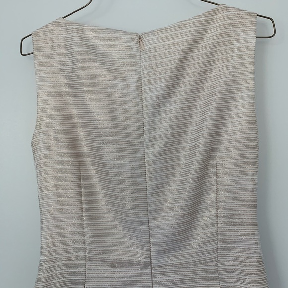 Tahari by ASL Metallic Brocade Pleated Dress - Picture 7 of 10